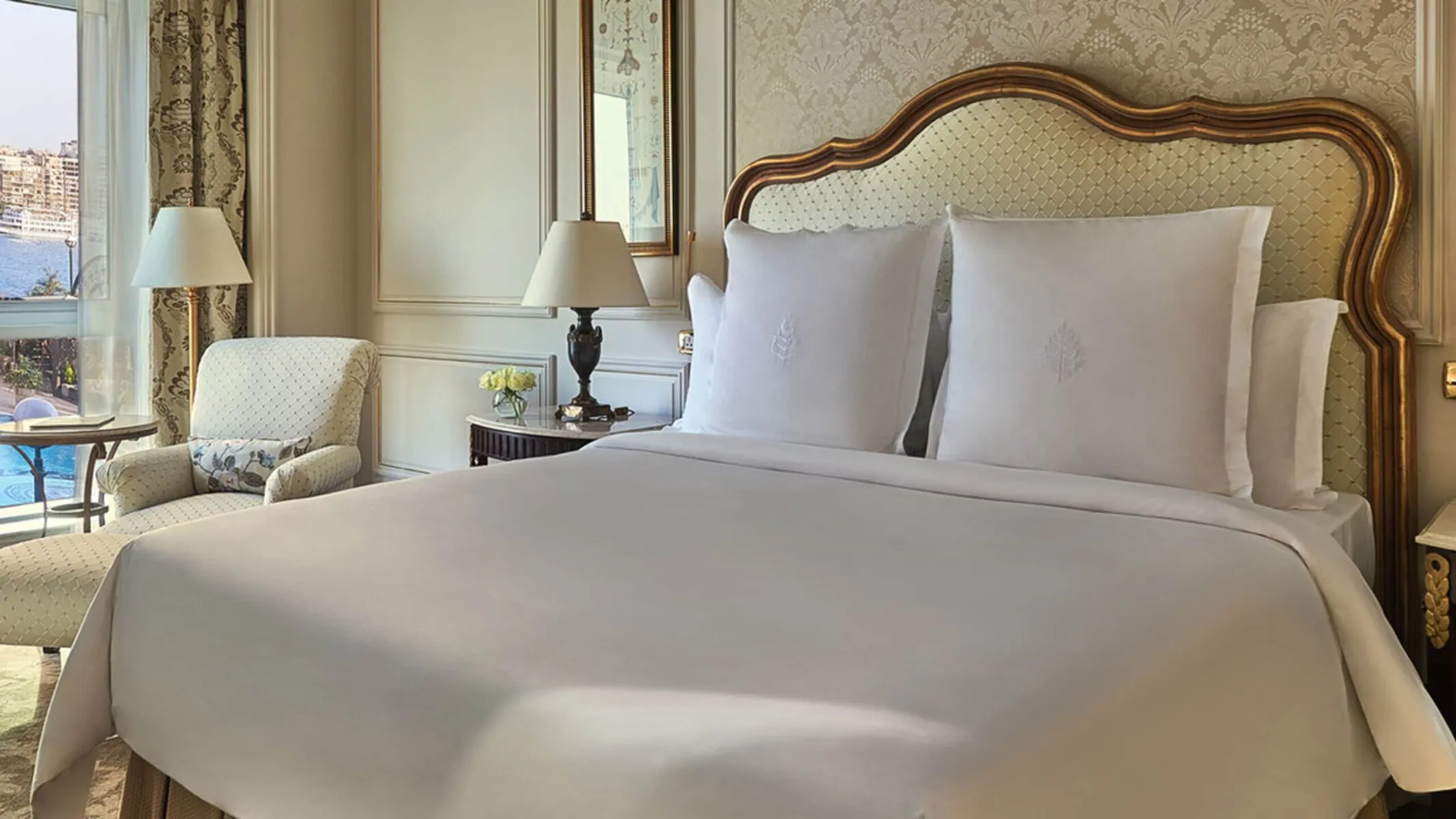 Executive Suite bedroom at Four Seasons Hotel Cairo at The First Residence