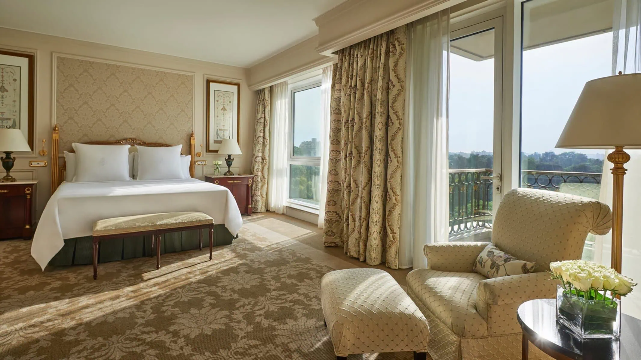 Guest room at Four Seasons Hotel Cairo at The First Residence